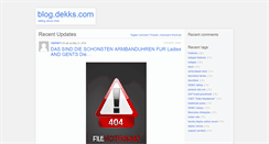 Desktop Screenshot of dekks.com